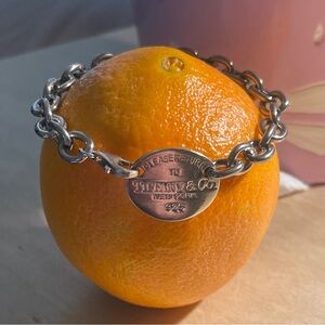 Tiffany & Co. “Please Return To Tiffany 925” Oval Tag Bracelet